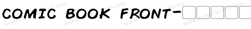 comic book front字体转换